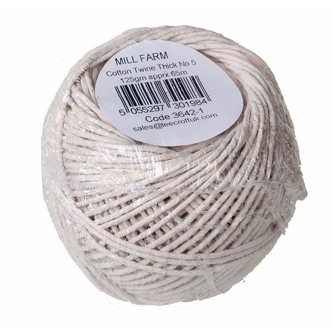 Cotton Twine Thin 104, 125gm Ball (C676)