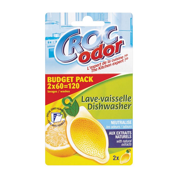 Croc Odor Dishwasher Freshener Twin